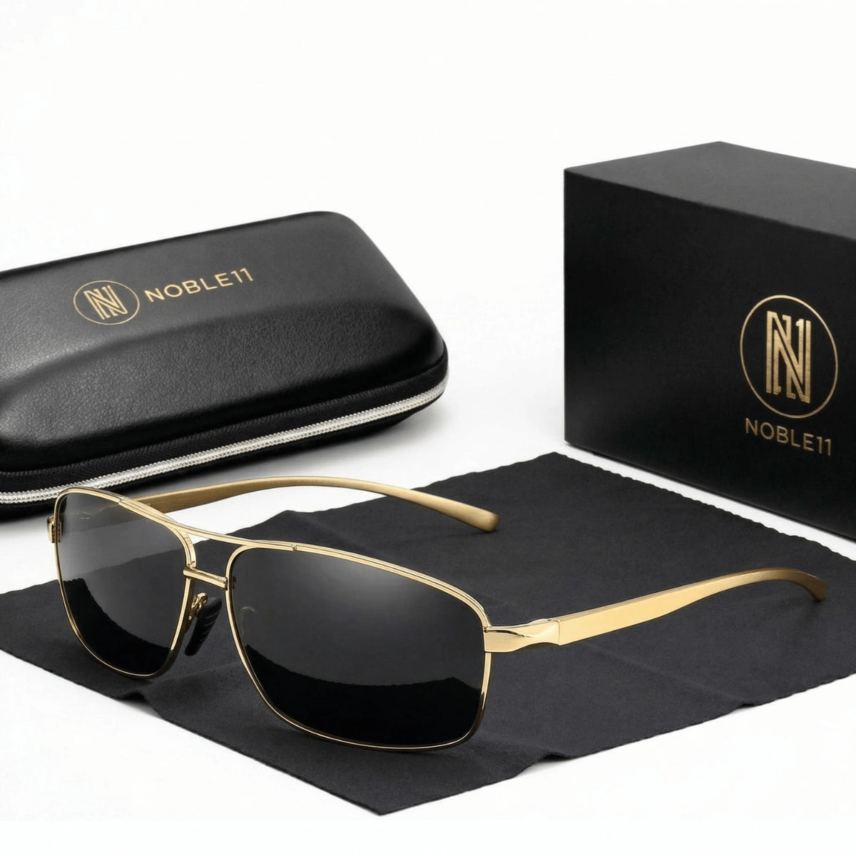 Noble11 Ascent Sonnenbrille – Königsgold, polarisiert, UV400