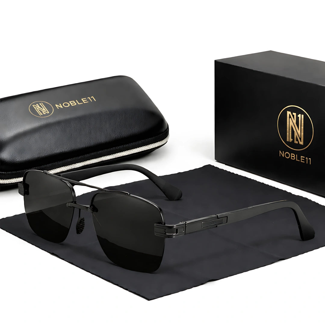 Noble11 Magnus Sonnenbrille – Onyx Grau, polarisiert, UV400