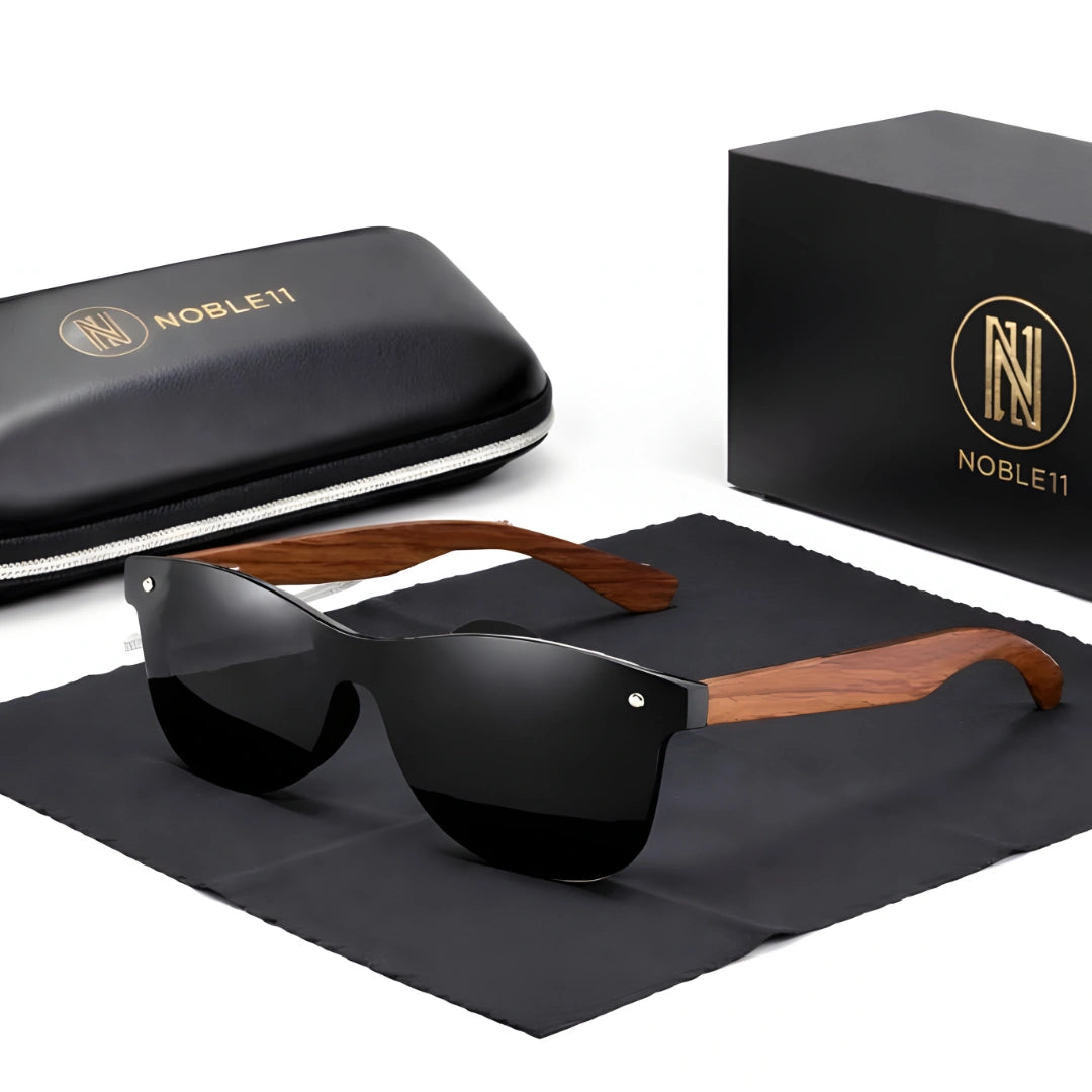 Noble11 Origins Sonnenbrille – Obsidian Wood Édition, polarisiert, UV400
