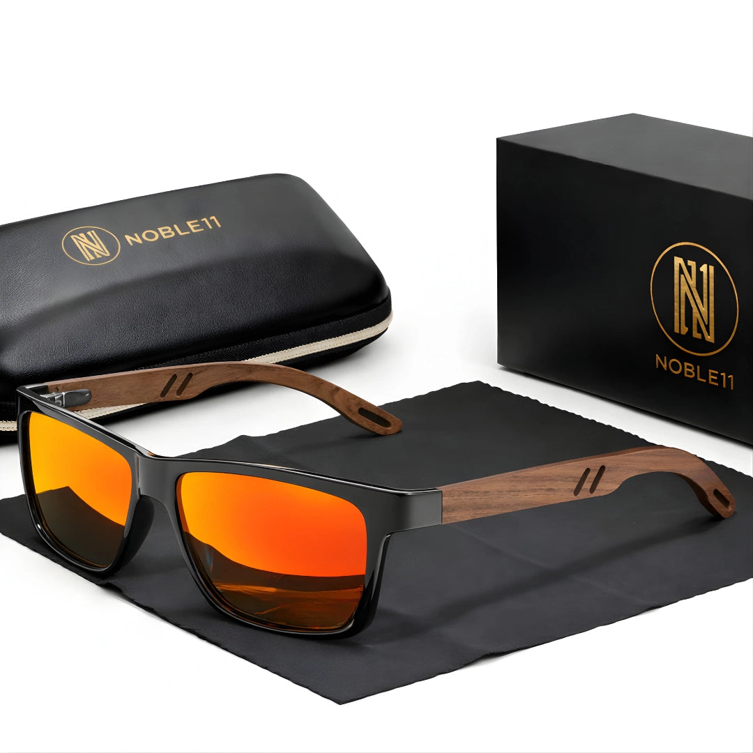 Noble11 Ridge Sonnenbrille – Rubin Amber, polarisiert, UV400
