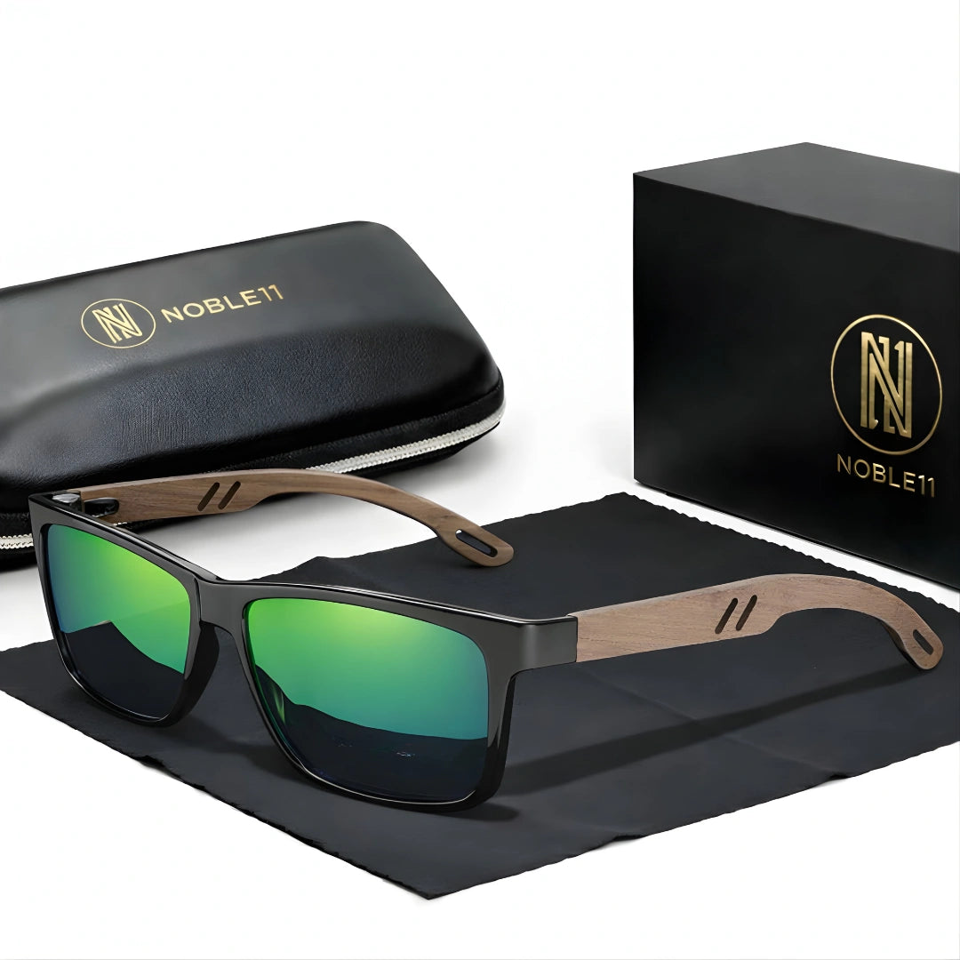 Noble11 Ridge Sonnenbrille – Smaragd Grün, polarisiert, UV400