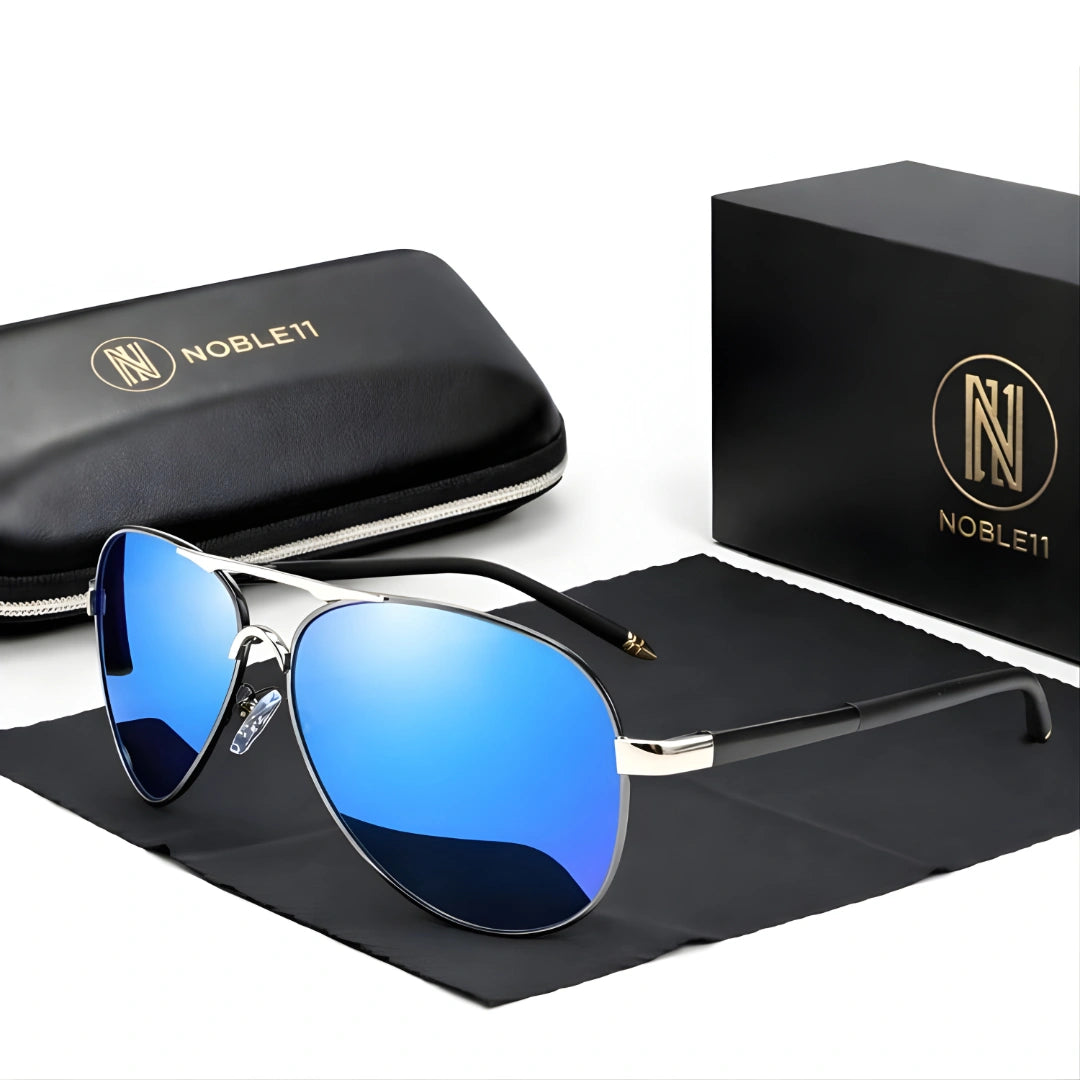 Noble11 Sirocco Sonnenbrille – Spiegel-Azur, polarisiert, UV400