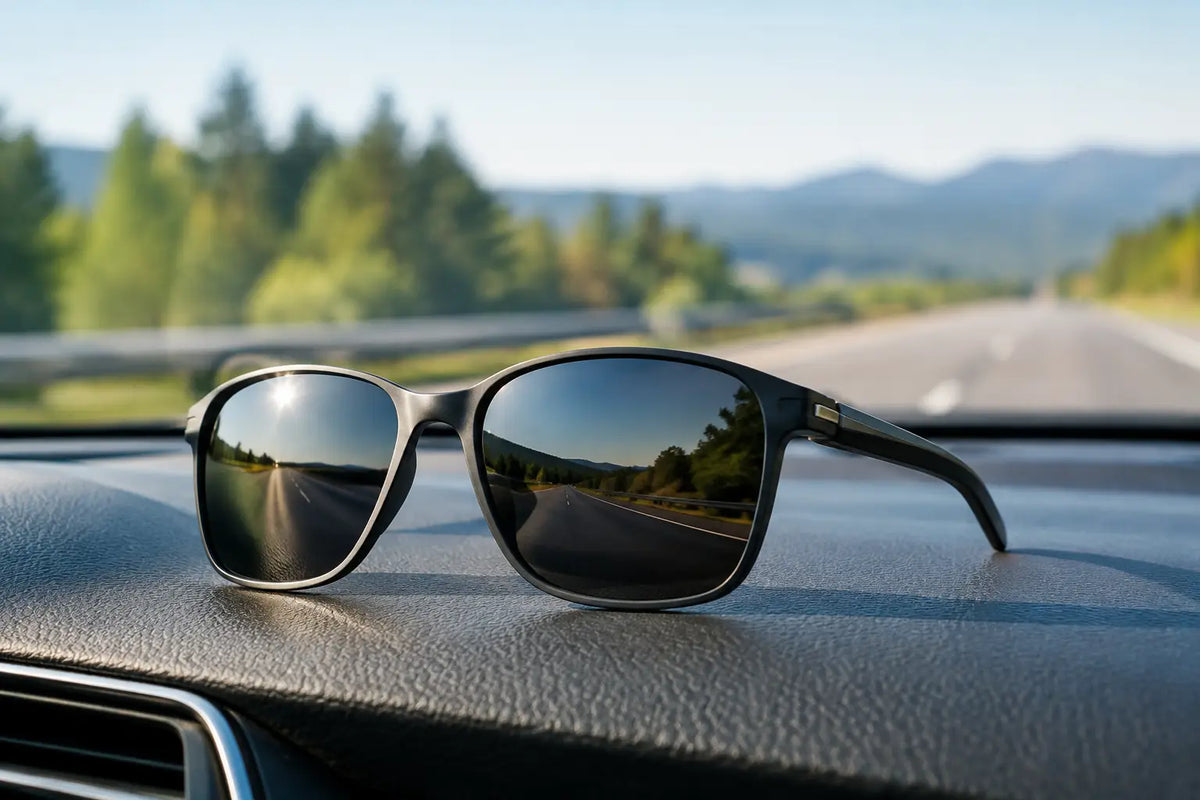 Polarisierte Sonnenbrille zum Autofahren