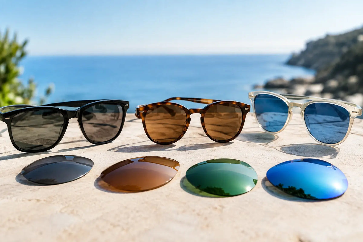 Welche Glasfarbe bei Sonnenbrillen passt?