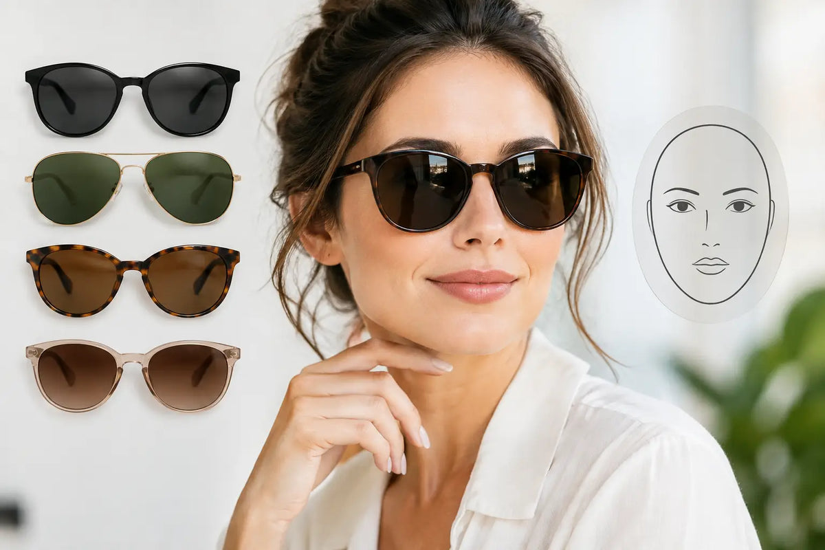 Sonnenbrillen für ovale Gesichter richtig wählen