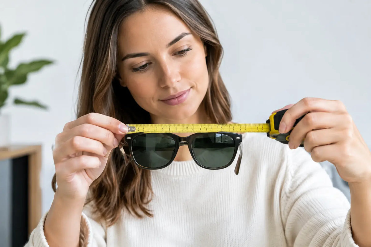 Sonnenbrille richtige Größe messen in 5 Schritten