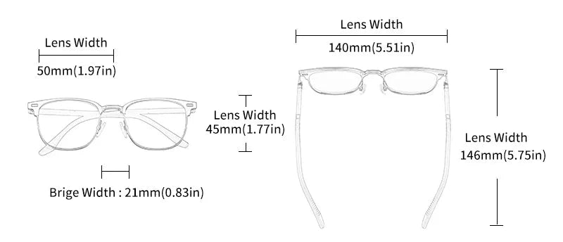 3-in-1 Magnetische Brille - Polarisiert & UV400