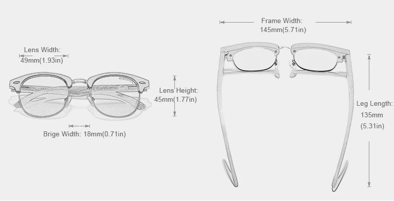 Noble11 Walden - Unisex Sonnenbrille Polarisiert & UV400