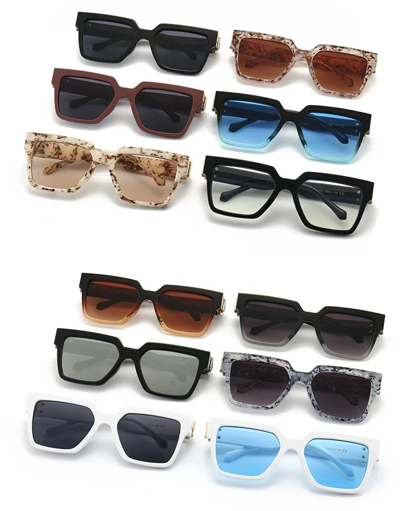Retro Square Sonnenbrille – UV400