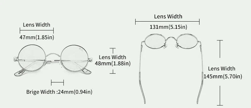 Sonnenbrille mit Metallrahmen – Polarisiert & UV400