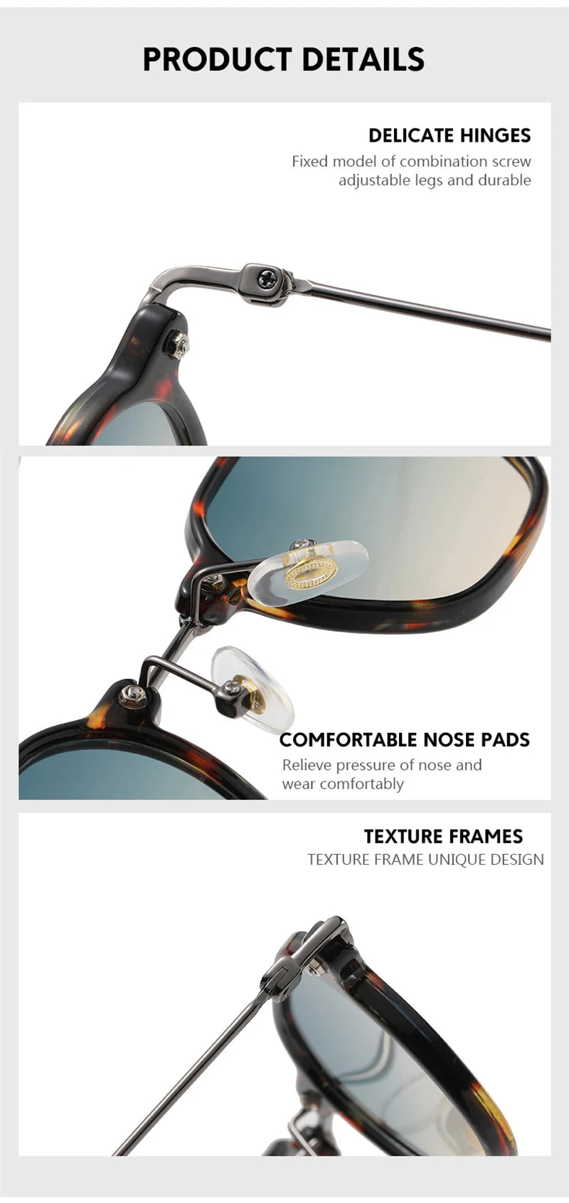 Quadratische Sonnenbrille - UV400