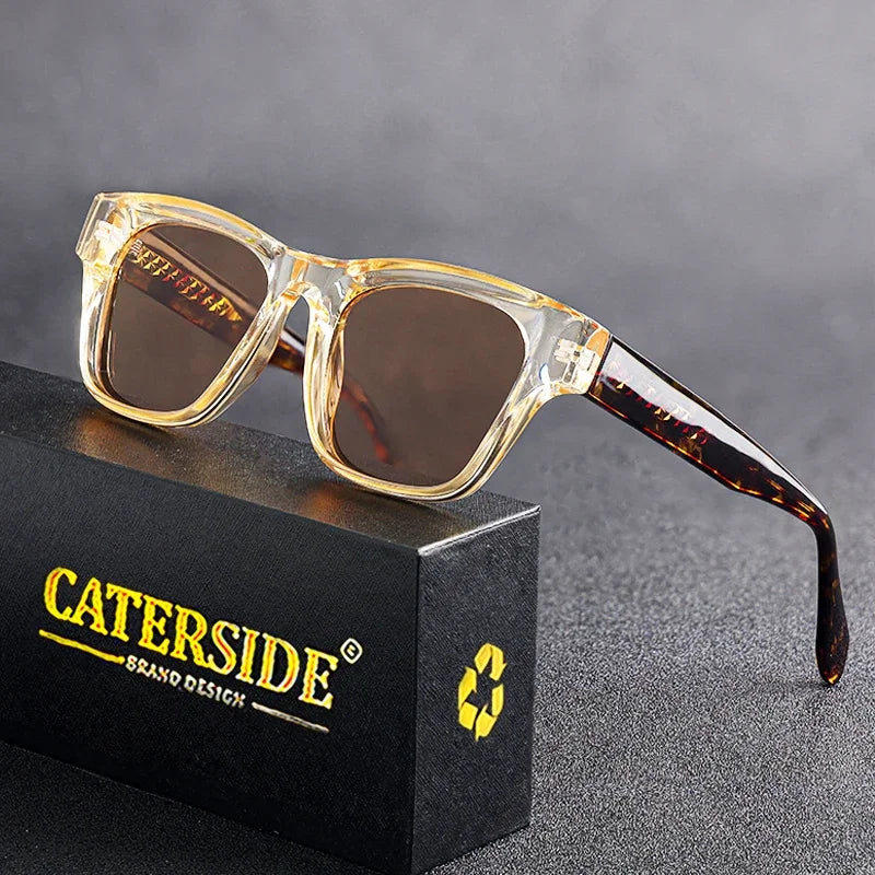 Quadratische Designer-Sonnenbrille – UV400