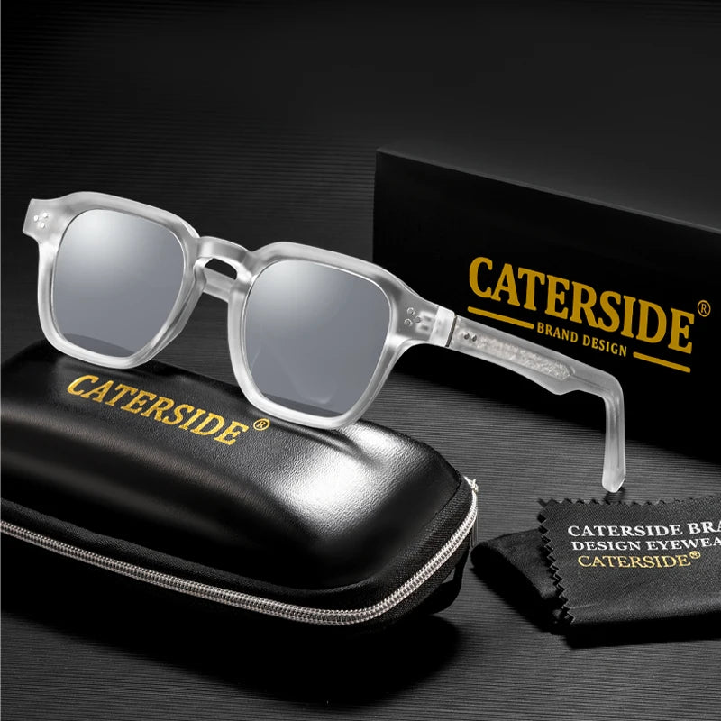 Sonnenbrille mit transparentem Rahmen – UV400