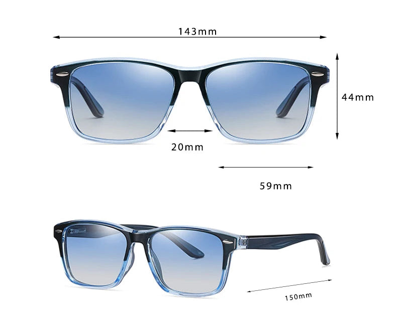 Polarisierte Sonnenbrille mit TR90-Rahmen – UV400