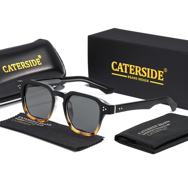 Sonnenbrille mit transparentem Rahmen – UV400