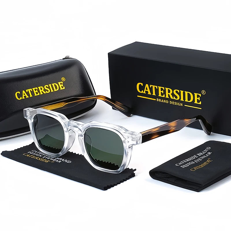 Quadratische Retro-Sonnenbrille – UV400