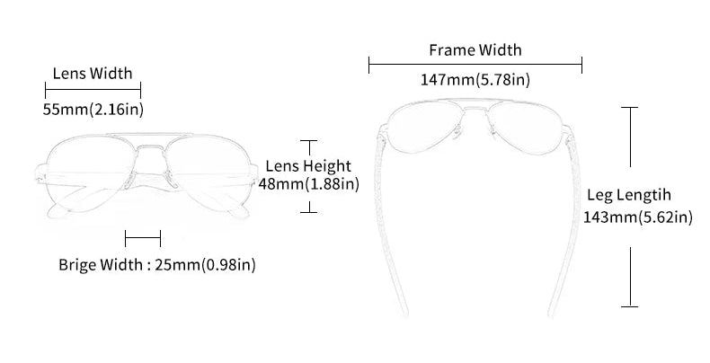 Sonnenbrille aus Walnussholz – Polarisiert & UV400