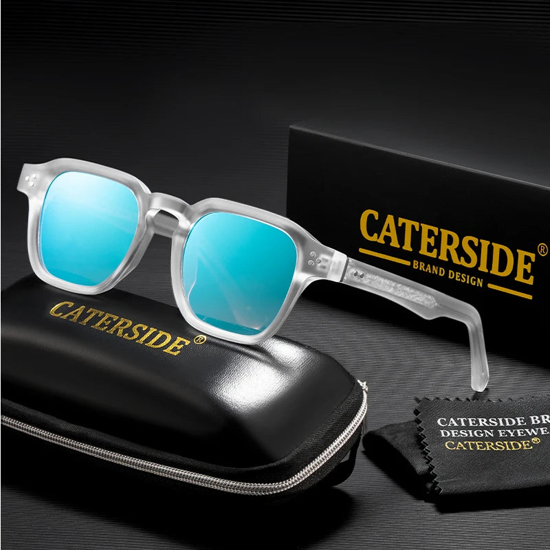 Sonnenbrille mit transparentem Rahmen – UV400