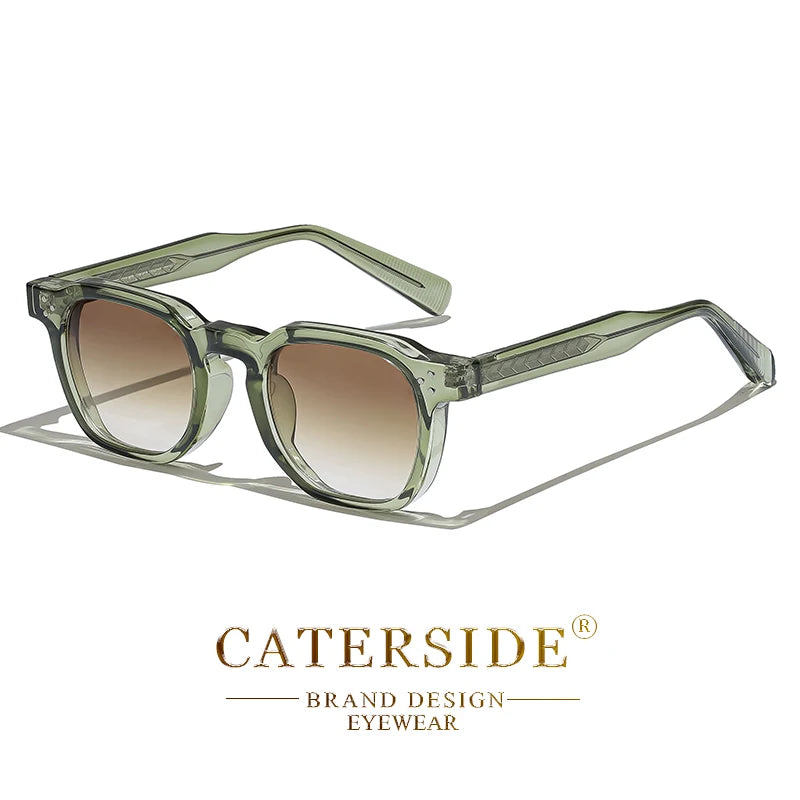 Quadratische Vintage-Sonnenbrille – UV400