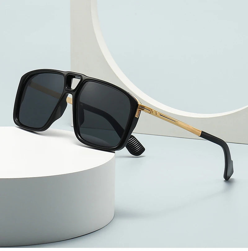 Retro Double Bridge Sonnenbrille – UV400