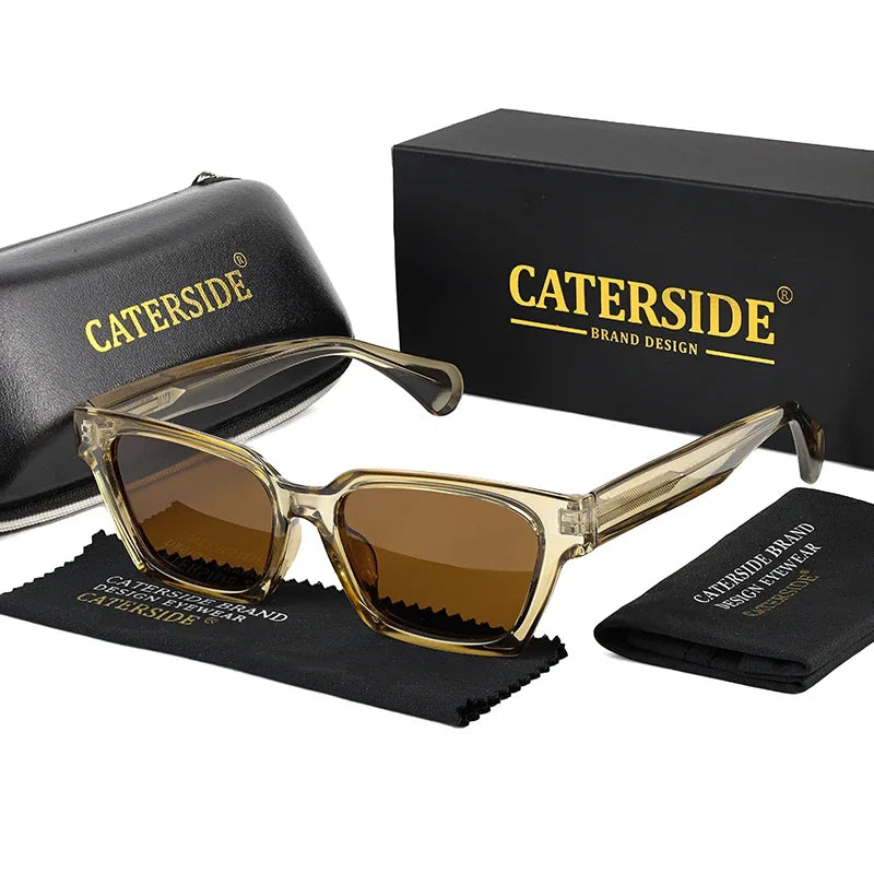 Quadratische Designer-Sonnenbrille – UV400