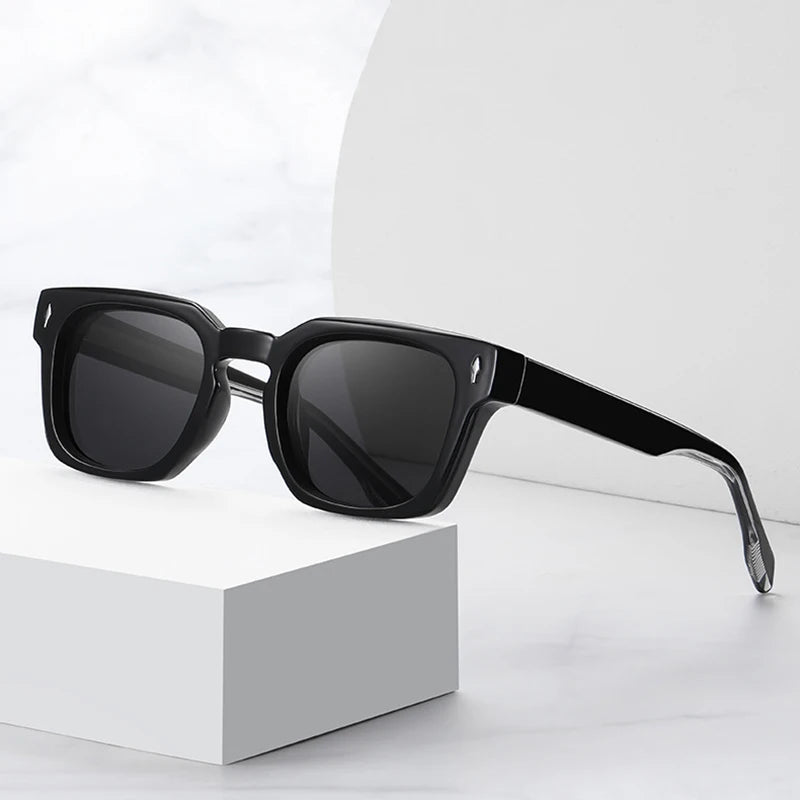 Polarisierte Retro Square Sonnenbrille - UV400