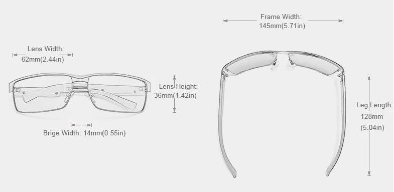 Noble11 Axiom - Unisex Sonnenbrille Polarisiert & UV400