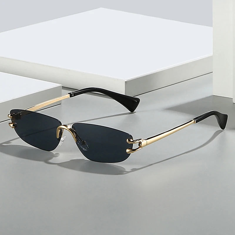 Rahmenlose Sonnenbrille - UV400