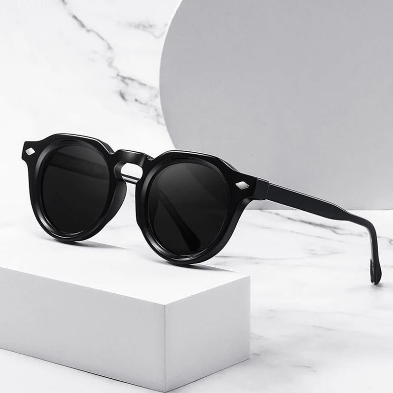 Moderne Runde Sonnenbrille – UV400