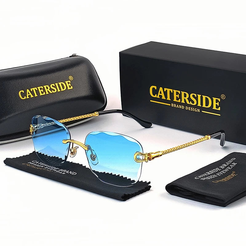 Rahmenlose Polarisierte Sonnenbrille – UV400