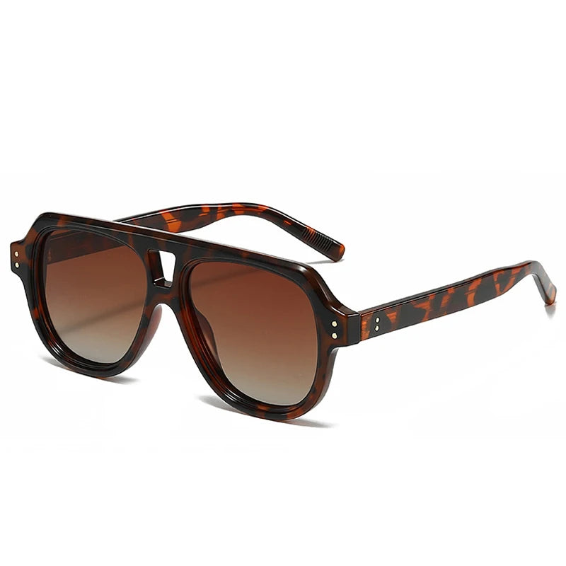 Polarisierte Sonnenbrille mit Doppelsteg – UV400