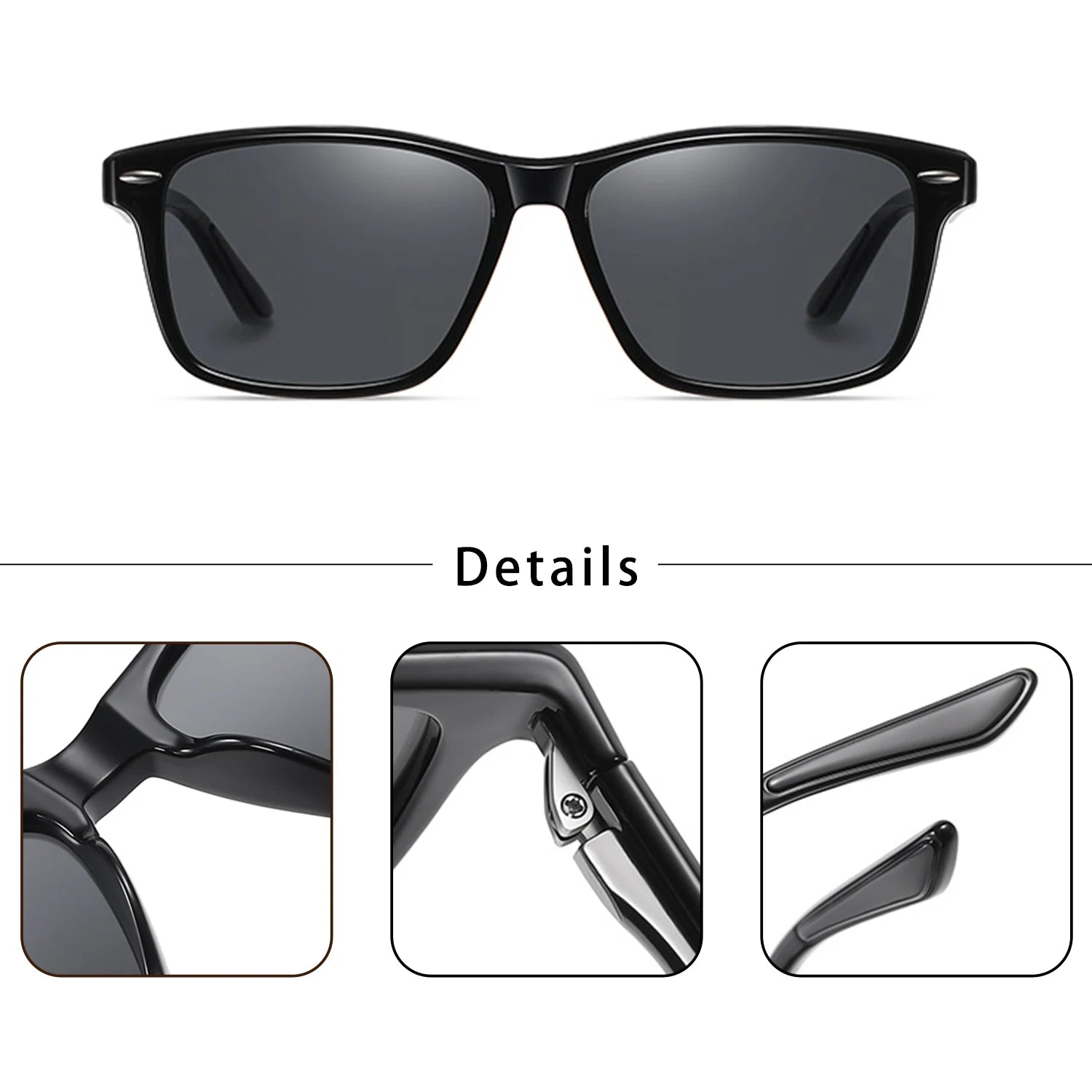 Polarisierte Sonnenbrille mit TR90-Rahmen – UV400