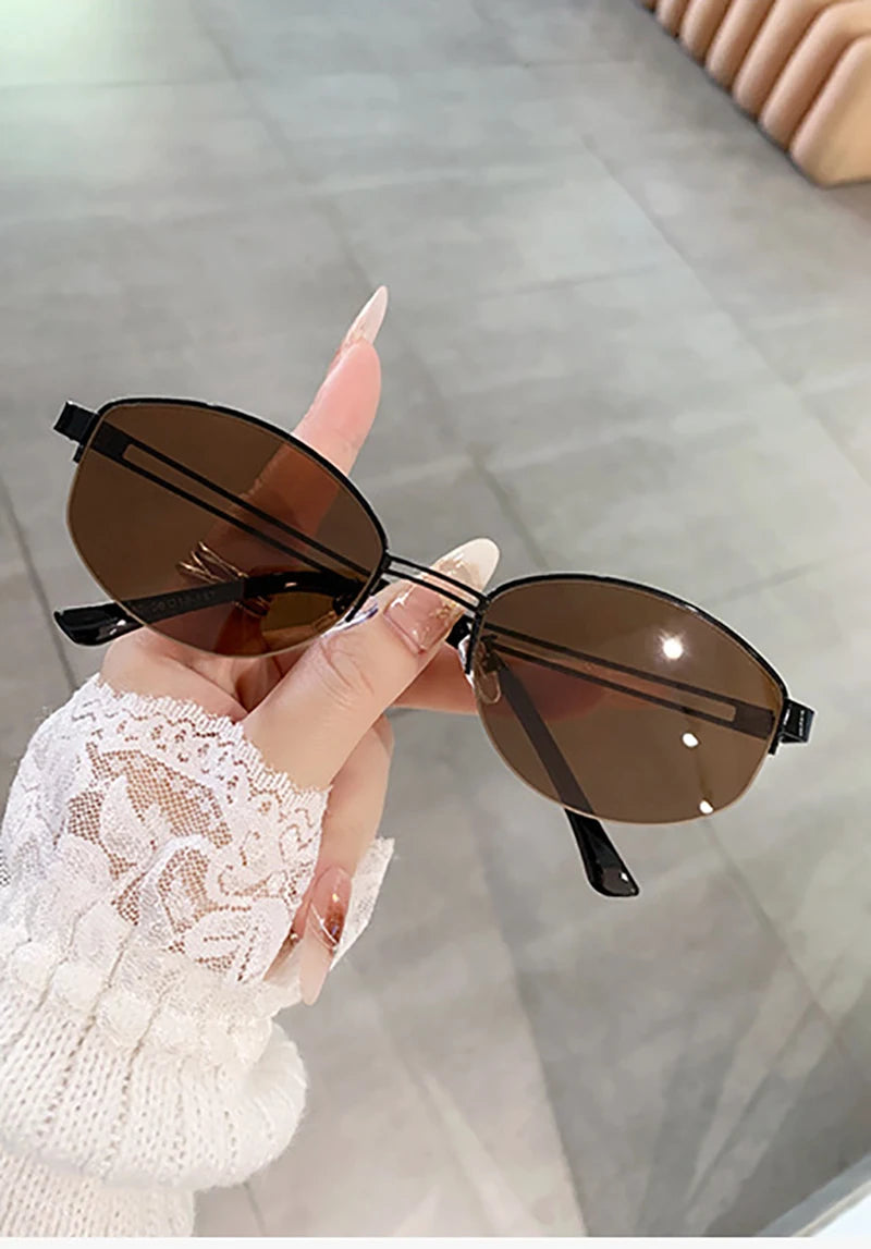 Oval-Sonnenbrille - UV400