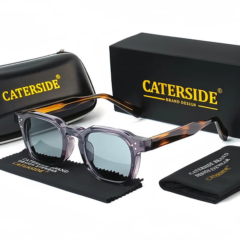 Quadratische Vintage-Sonnenbrille – UV400