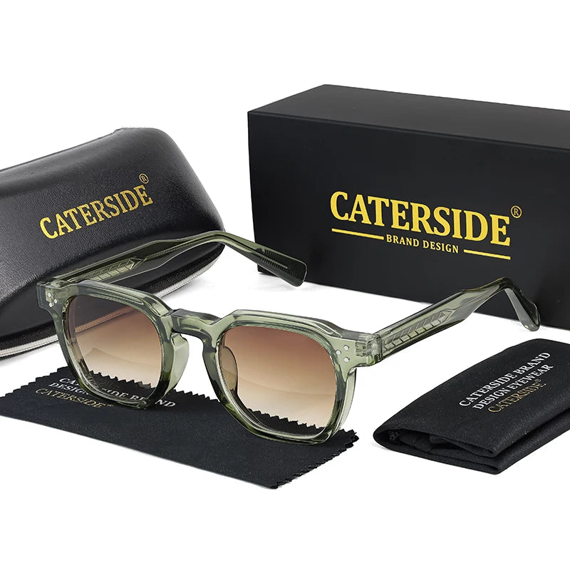 Quadratische Retro-Sonnenbrille – UV400