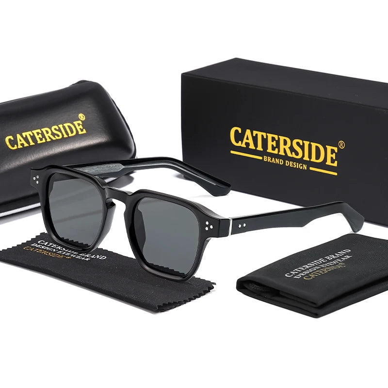 Sonnenbrille mit transparentem Rahmen – UV400