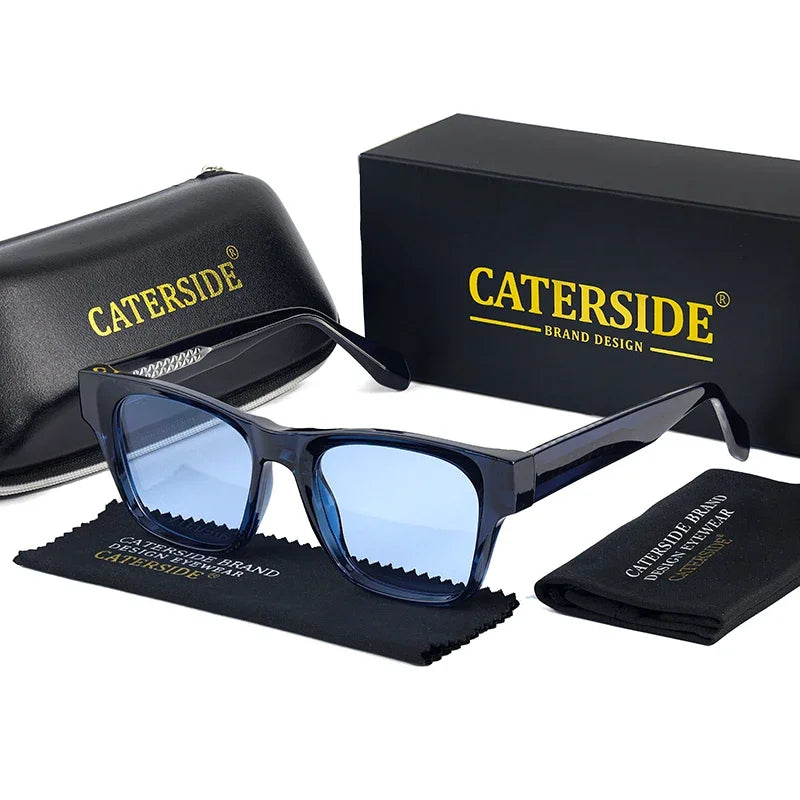 Quadratische Designer-Sonnenbrille – UV400