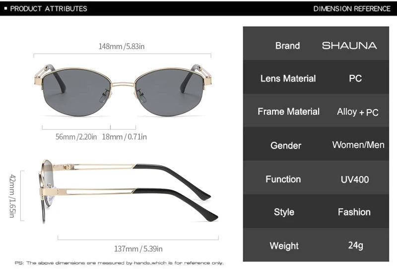 Oval-Sonnenbrille - UV400