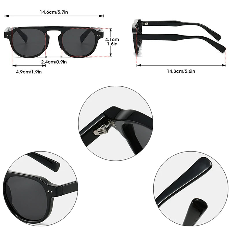 Retro Square Sonnenbrille – UV400