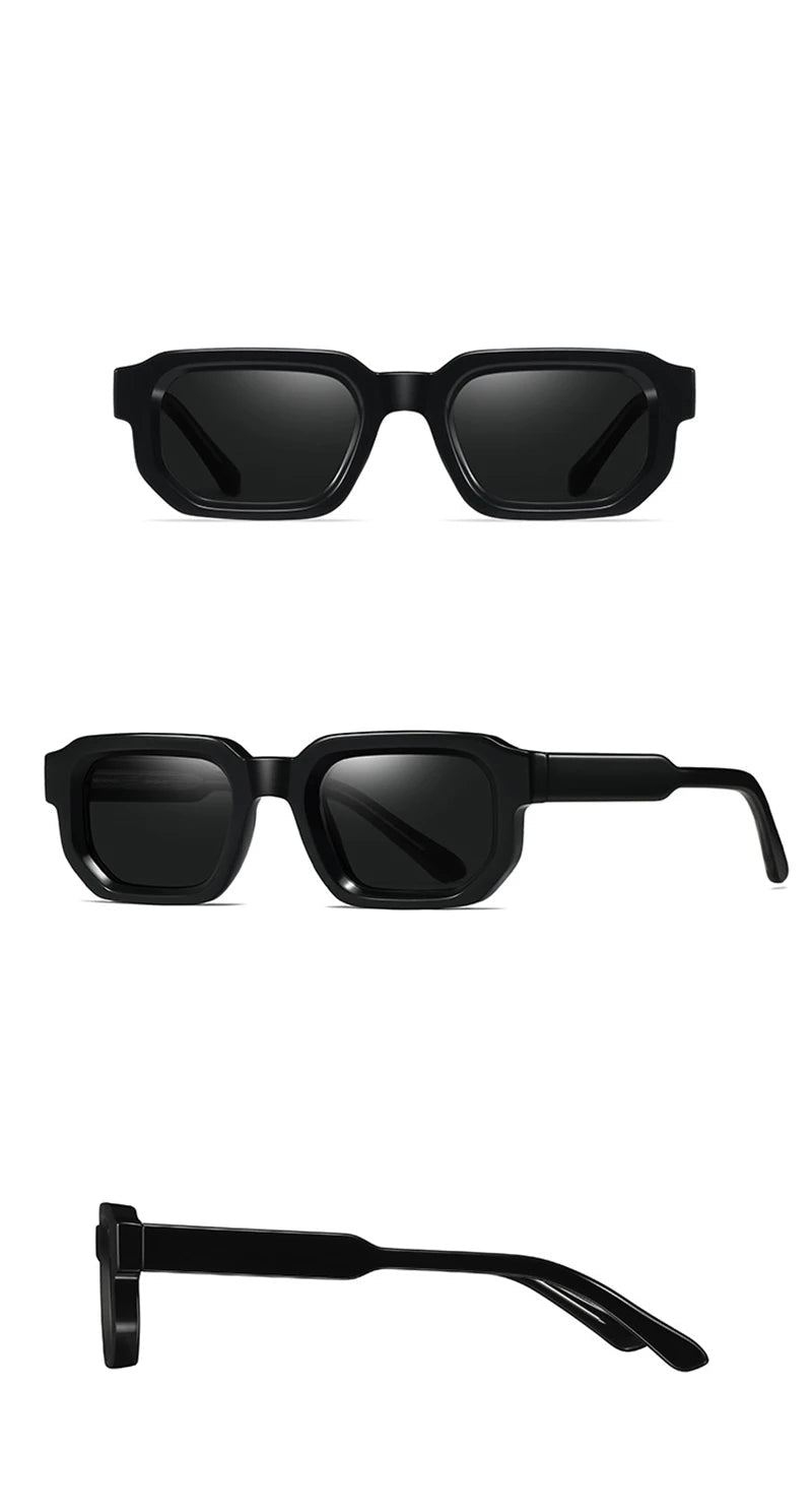 Retro Rectangle Sonnenbrille – UV400