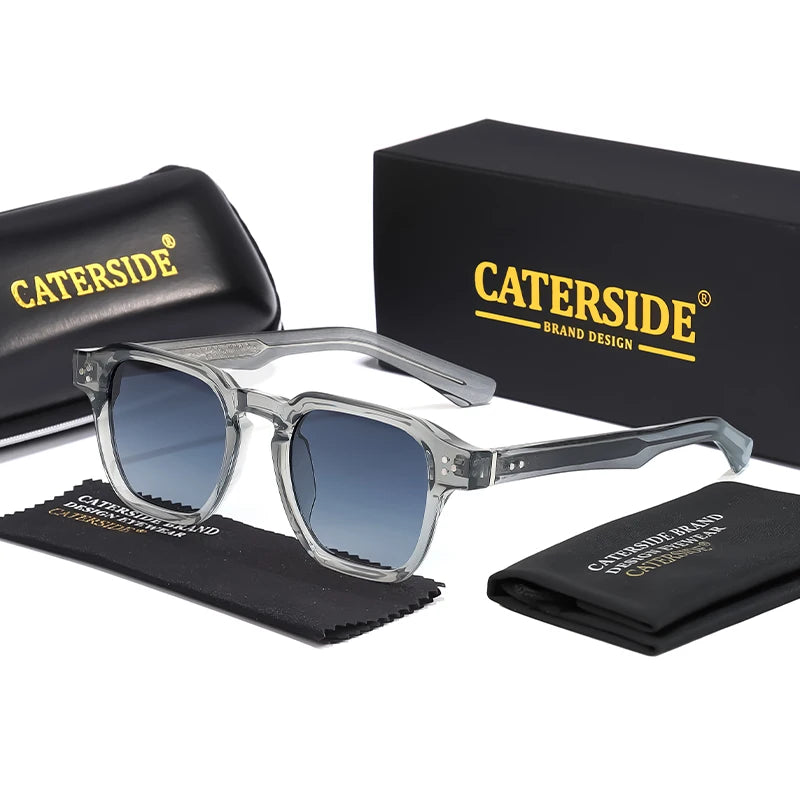 Sonnenbrille mit transparentem Rahmen – UV400