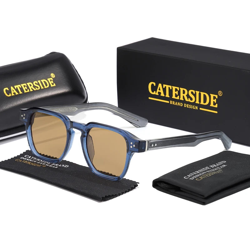 Sonnenbrille mit transparentem Rahmen – UV400