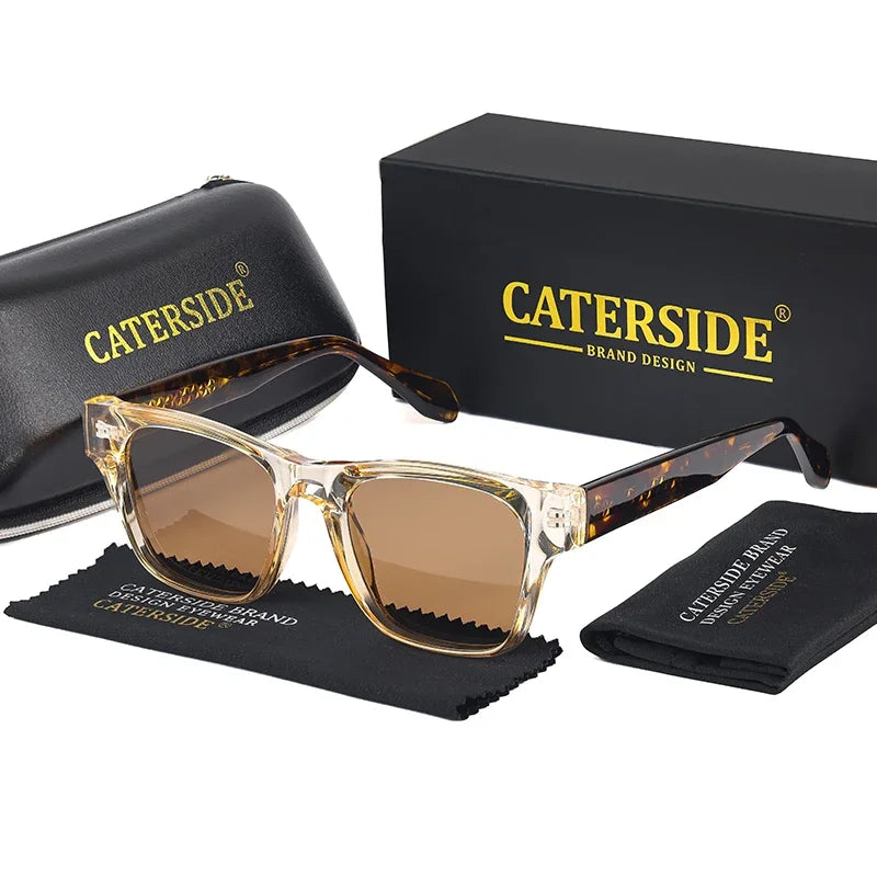 Quadratische Designer-Sonnenbrille – UV400