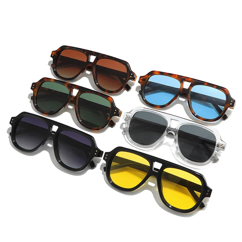 Polarisierte Sonnenbrille mit Doppelsteg – UV400