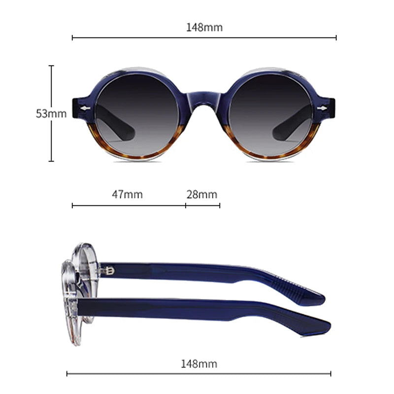 Retro Round Sonnenbrille – UV400