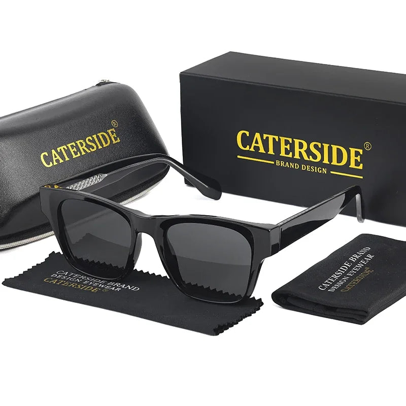 Quadratische Designer-Sonnenbrille – UV400