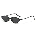 Ovale Metall-Sonnenbrille – UV400