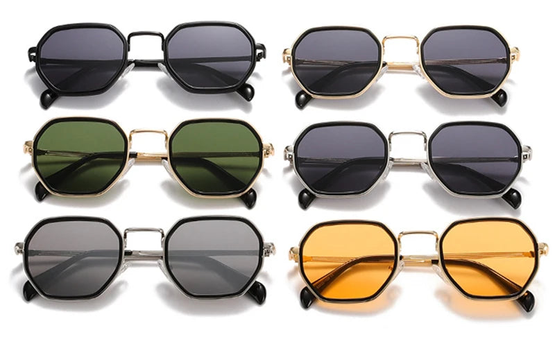Sonnenbrille mit Metallrahmen – UV400