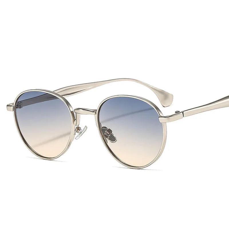 Retro Runde Metall-Sonnenbrille – UV400