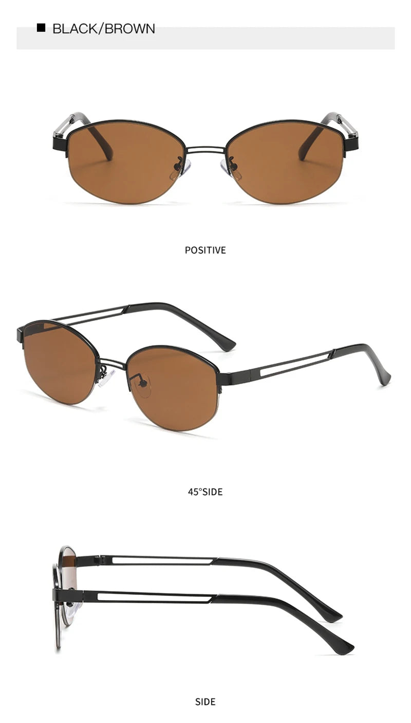 Oval-Sonnenbrille - UV400